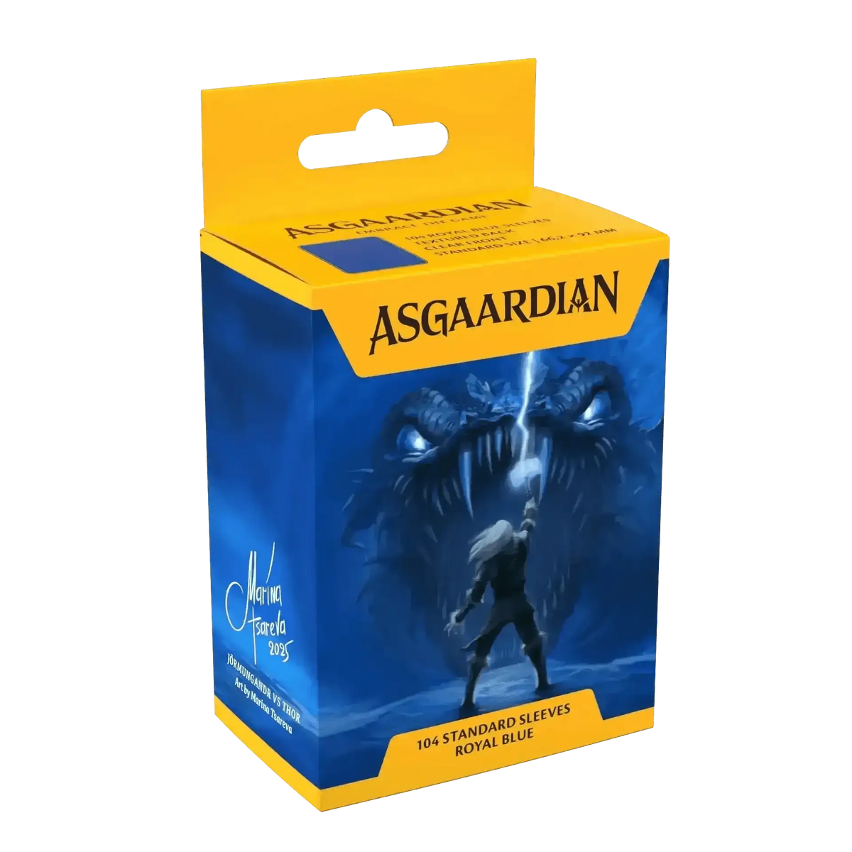 Asgaardian Royal Blue Standard Sleeve - Gaming Library