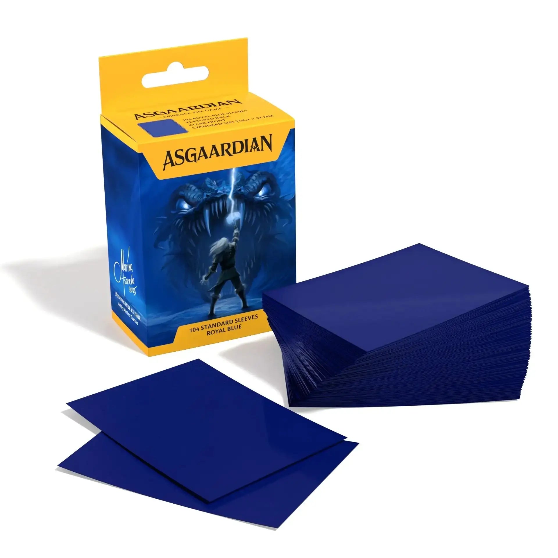 Asgaardian Royal Blue Standard Sleeve - Gaming Library