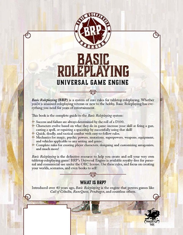 Basic Roleplaying - Universal Game Engine - Gaming Library