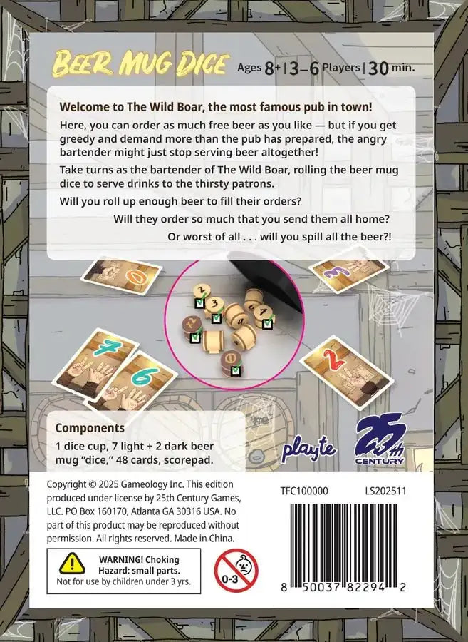 Beer Mug Dice - Gaming Library