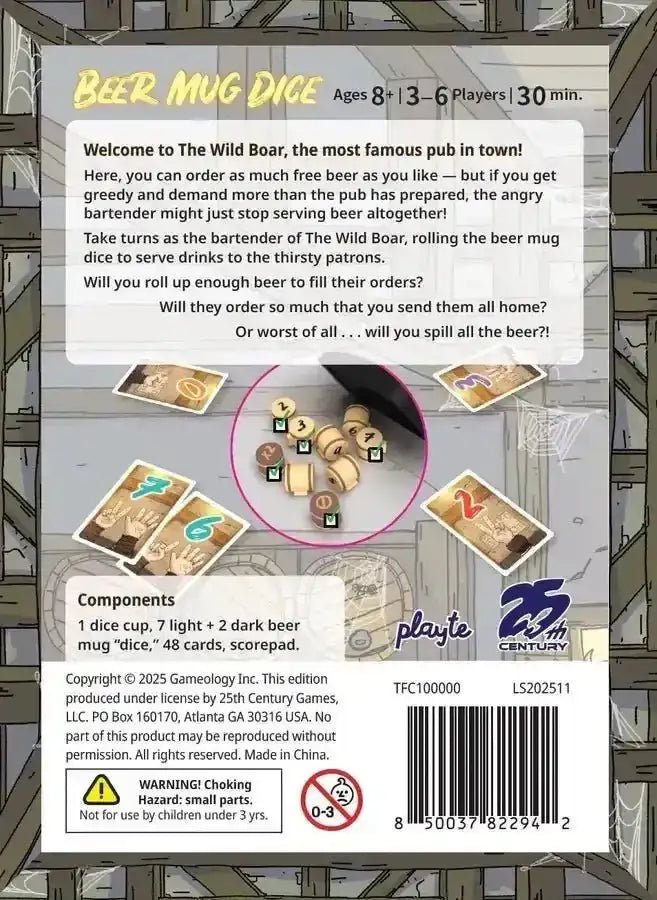 Beer Mug Dice - Gaming Library