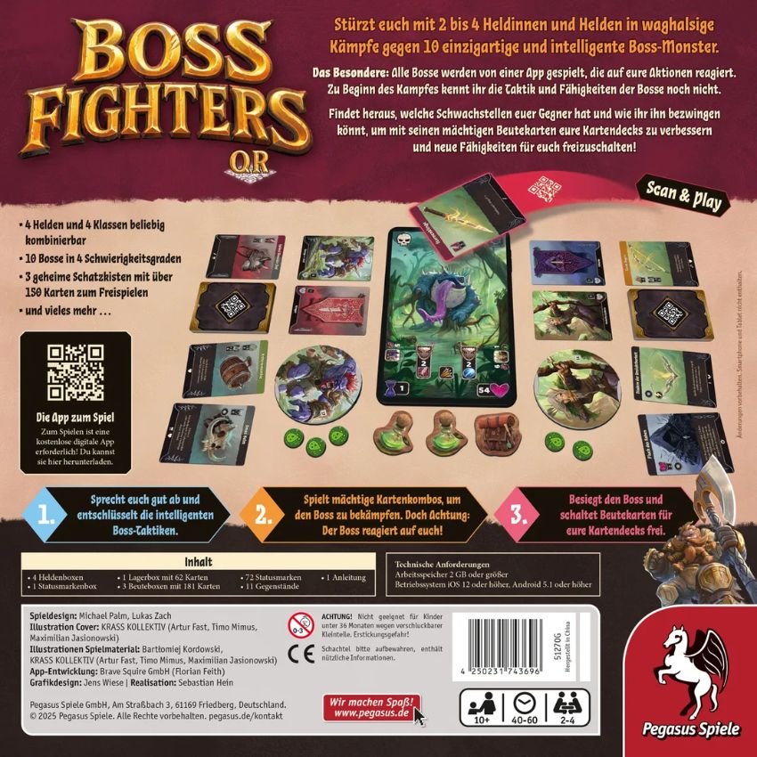 Boss Fighters Qr - Gaming Library