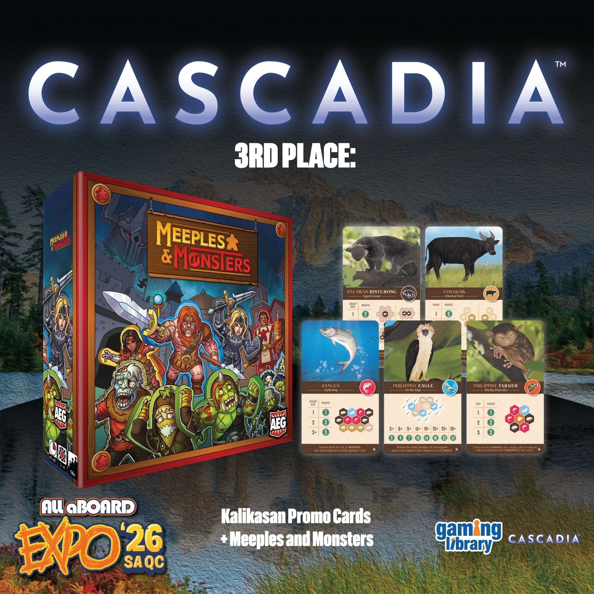 Cascadia National Tournament - ALL ABOARD EXPO 2026 - Gaming Library