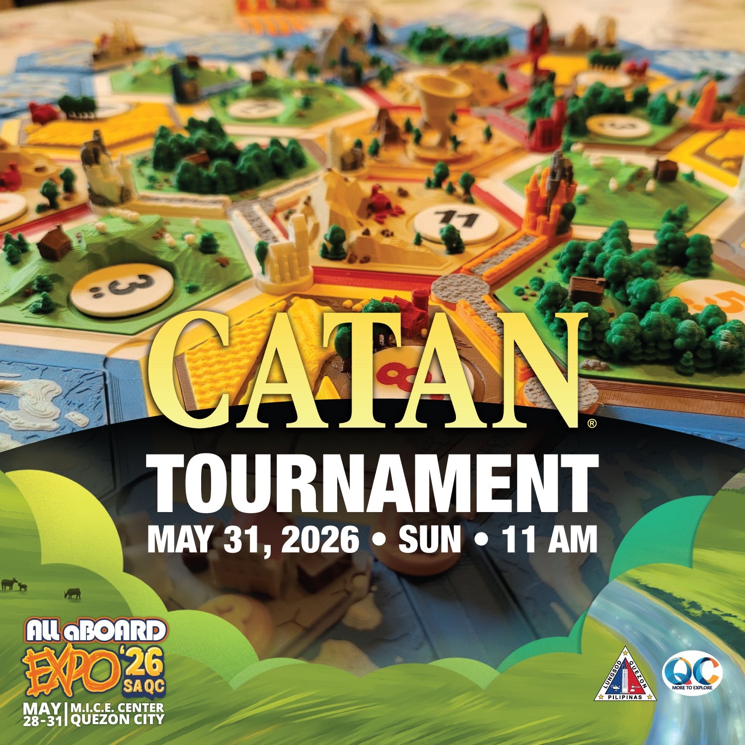 Catan National Tournament - ALL ABOARD EXPO 2026 - Gaming Library