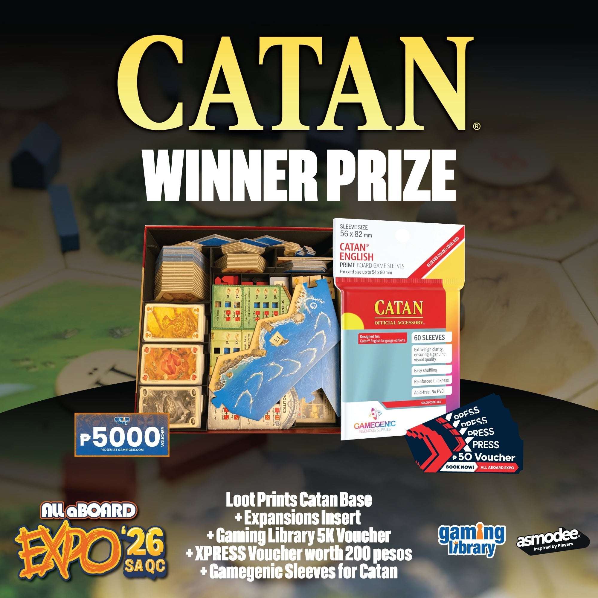 Catan National Tournament - ALL ABOARD EXPO 2026 - Gaming Library