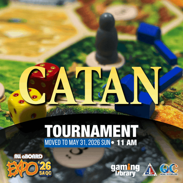 Catan National Tournament - ALL ABOARD EXPO 2026 - Gaming Library