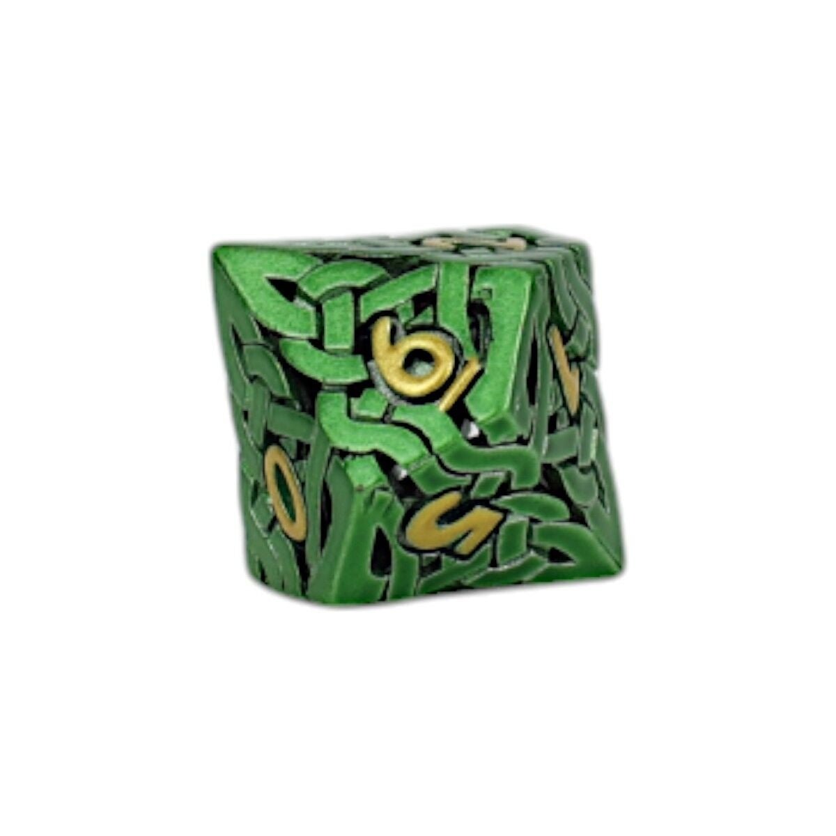 Celtic Hollow Dice Set Old Gold - Gaming Library
