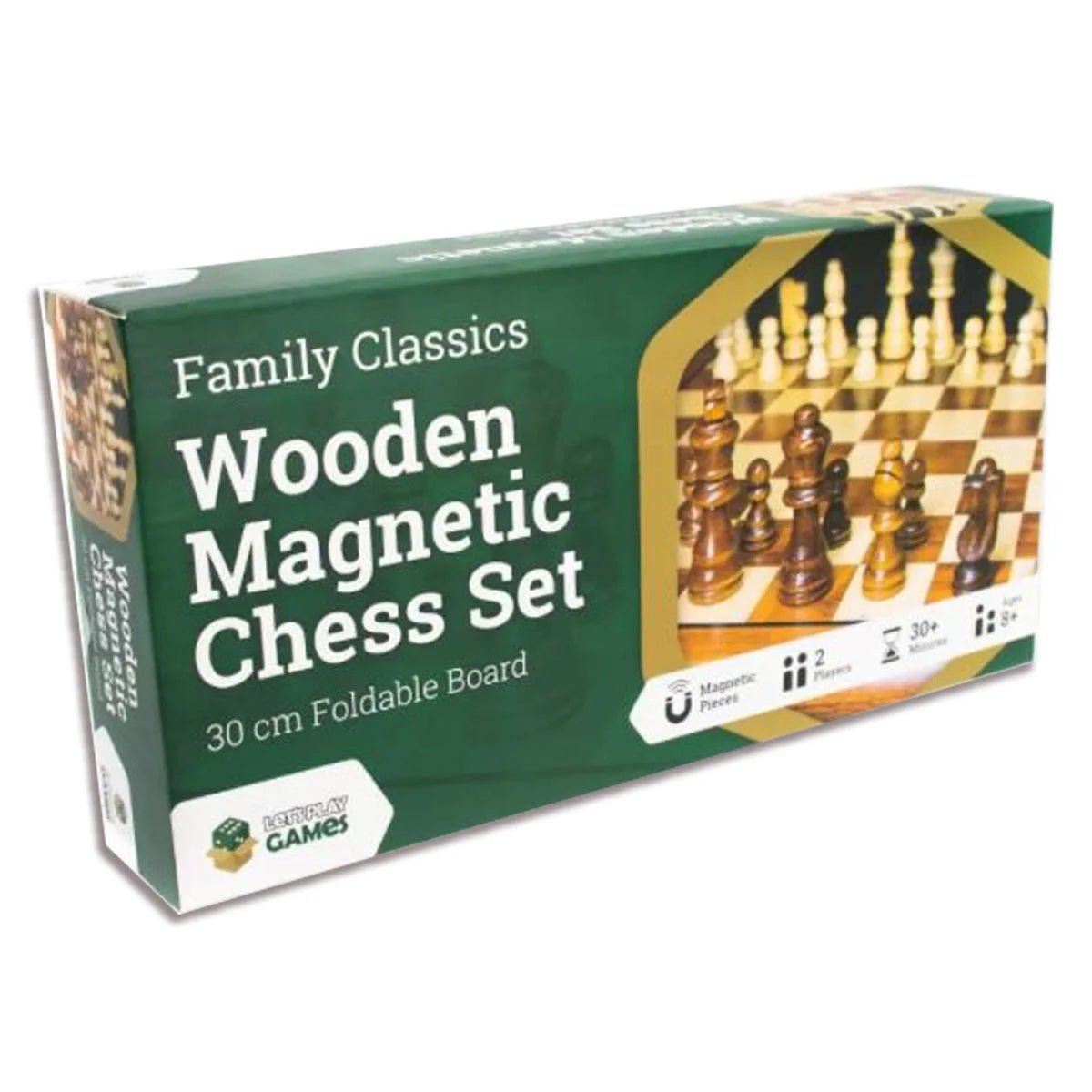 Classics Wooden Magnetic Chess Set - Gaming Library