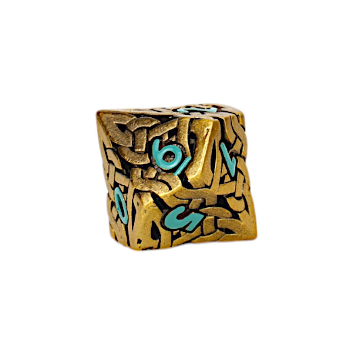Clockwork Sun Dice Set Ancient Bronze - Gaming Library