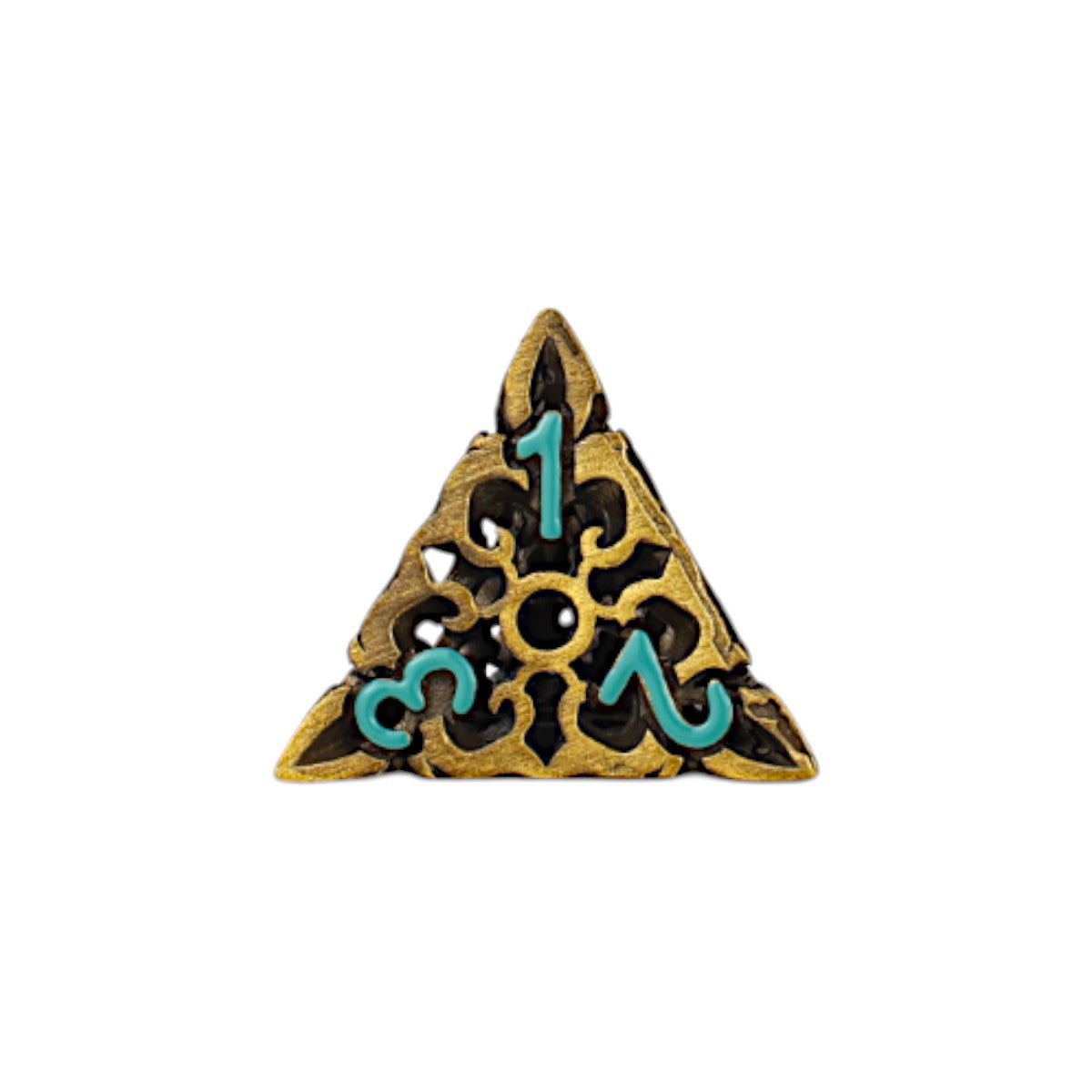 Clockwork Sun Dice Set Ancient Bronze - Gaming Library