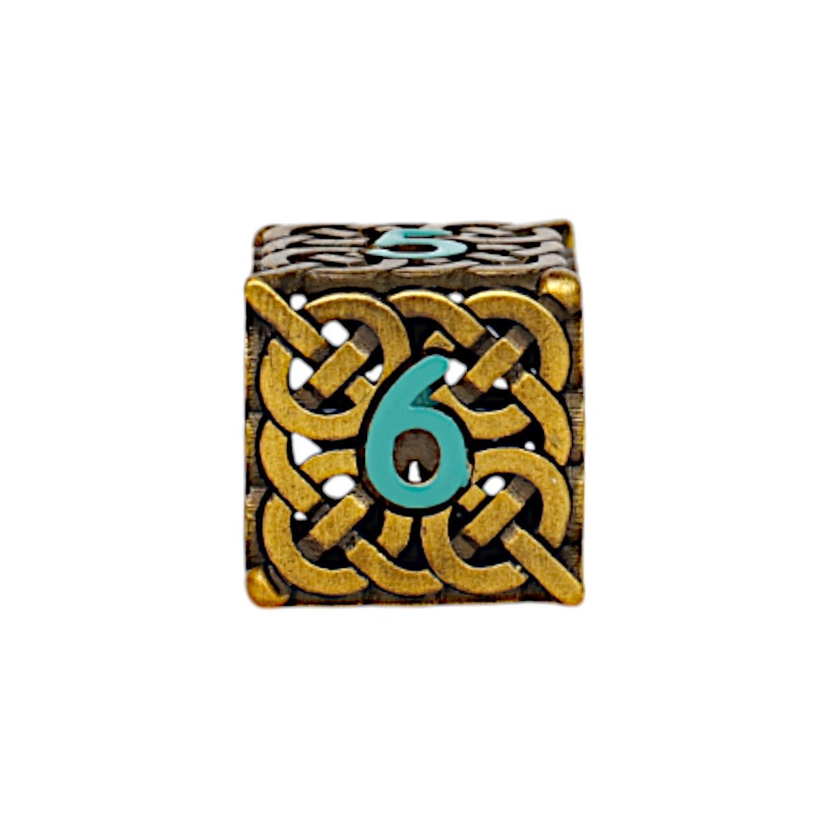 Clockwork Sun Dice Set Ancient Bronze - Gaming Library