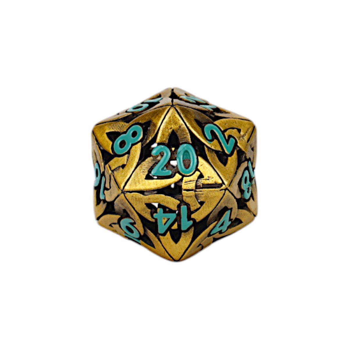 Clockwork Sun Dice Set Ancient Bronze - Gaming Library