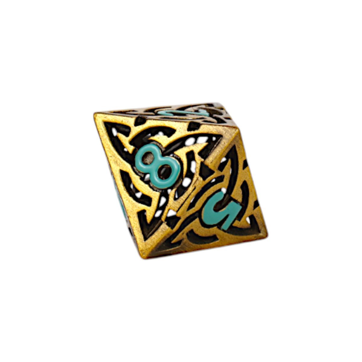 Clockwork Sun Dice Set Ancient Bronze - Gaming Library