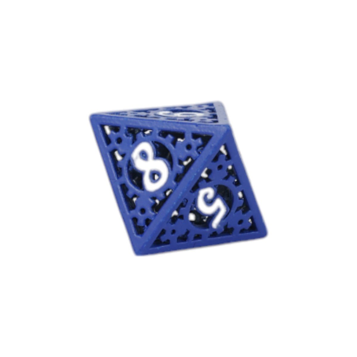 Clockwork Sun Dice Set Blue/White - Gaming Library