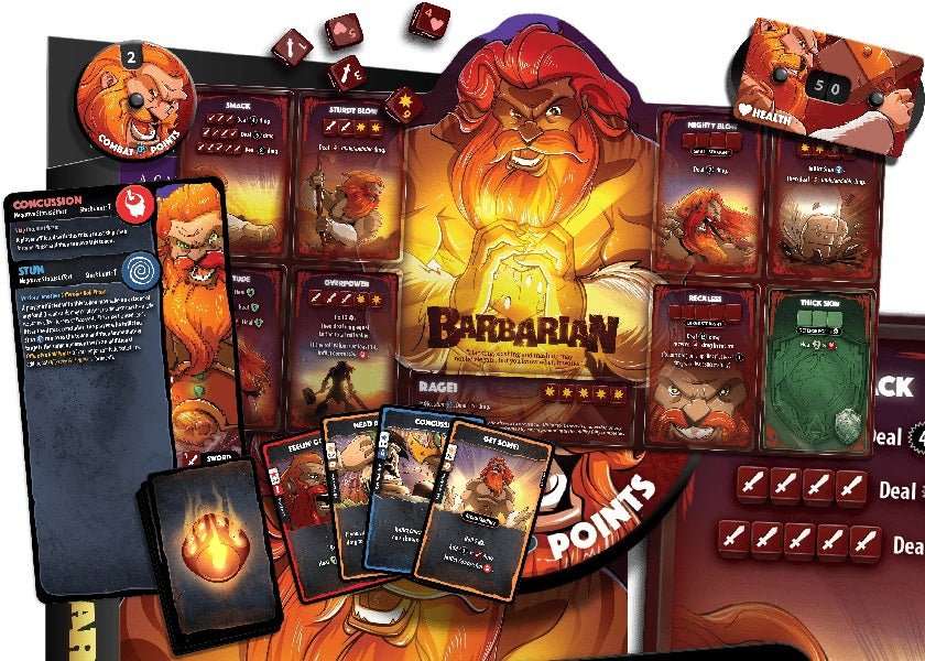 Dice Throne Barbarian - Hero Pack - Gaming Library