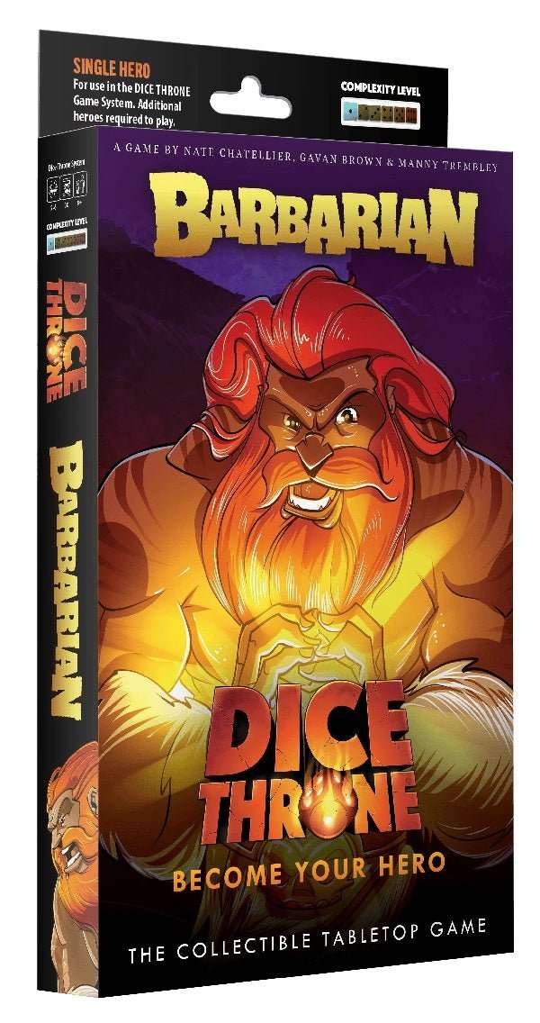 Dice Throne Barbarian - Hero Pack - Gaming Library