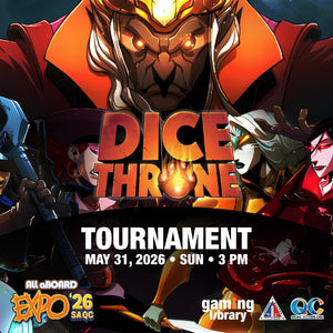 Dice Throne National Tournament - ALL ABOARD EXPO 2026 - Gaming Library