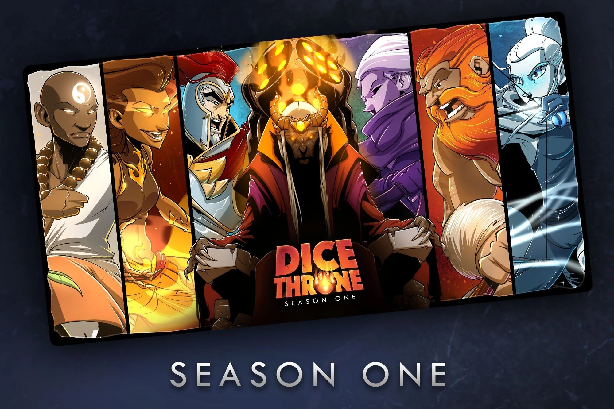Dice Throne Playmat - Gaming Library