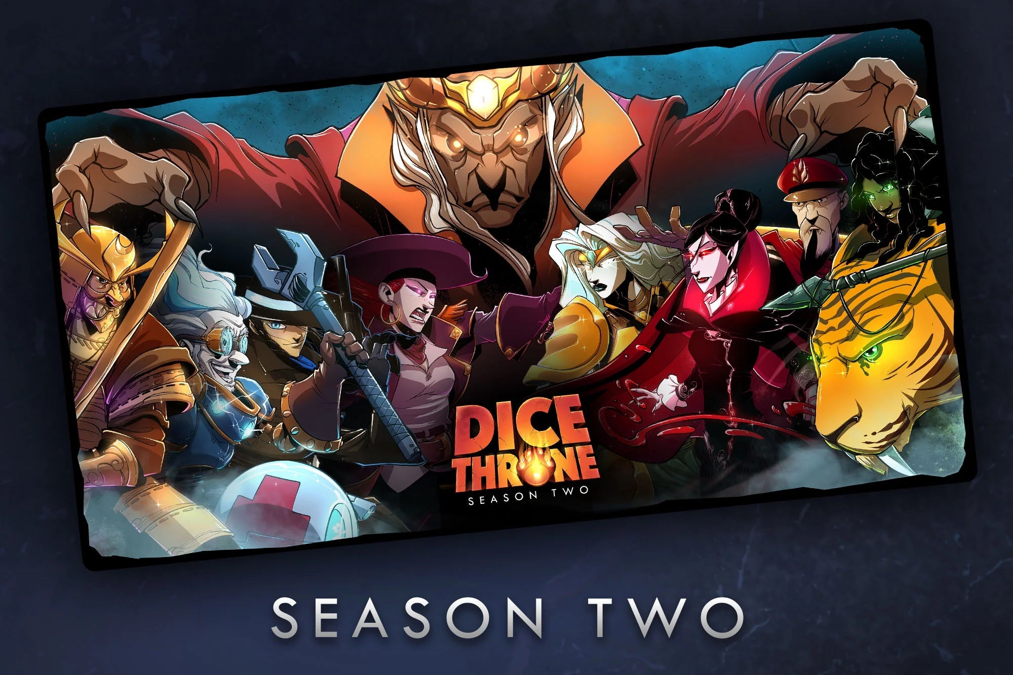 Dice Throne Playmat - Gaming Library