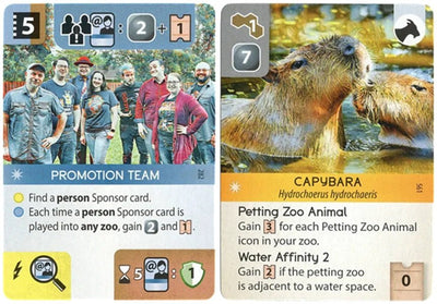 Dice Tower Ark Nova: Promotion Team & Capybara Promo Cards - Gaming Library