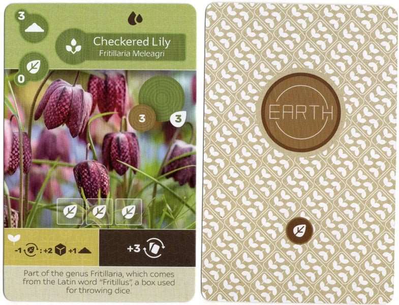 Dice Tower Earth: Checkered Lily Promo Card - Gaming Library