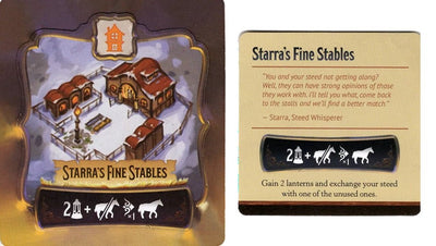 Dice Tower Merchants of the Dark Road: Starra's Fine Stables/The Delvers' Guild Promo - Gaming Library