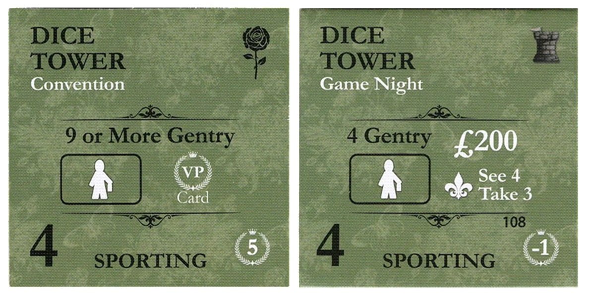 Dice Tower Obsession: Dice Tower Sporting Tile - Gaming Library