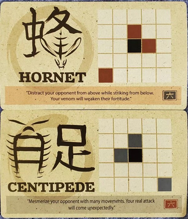 Dice Tower Onitama: Hornet and Centipede Promo Cards - Gaming Library