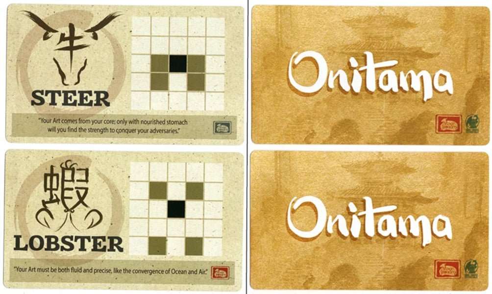 Dice Tower Onitama: Steer and Lobster (Promo Card) - Gaming Library