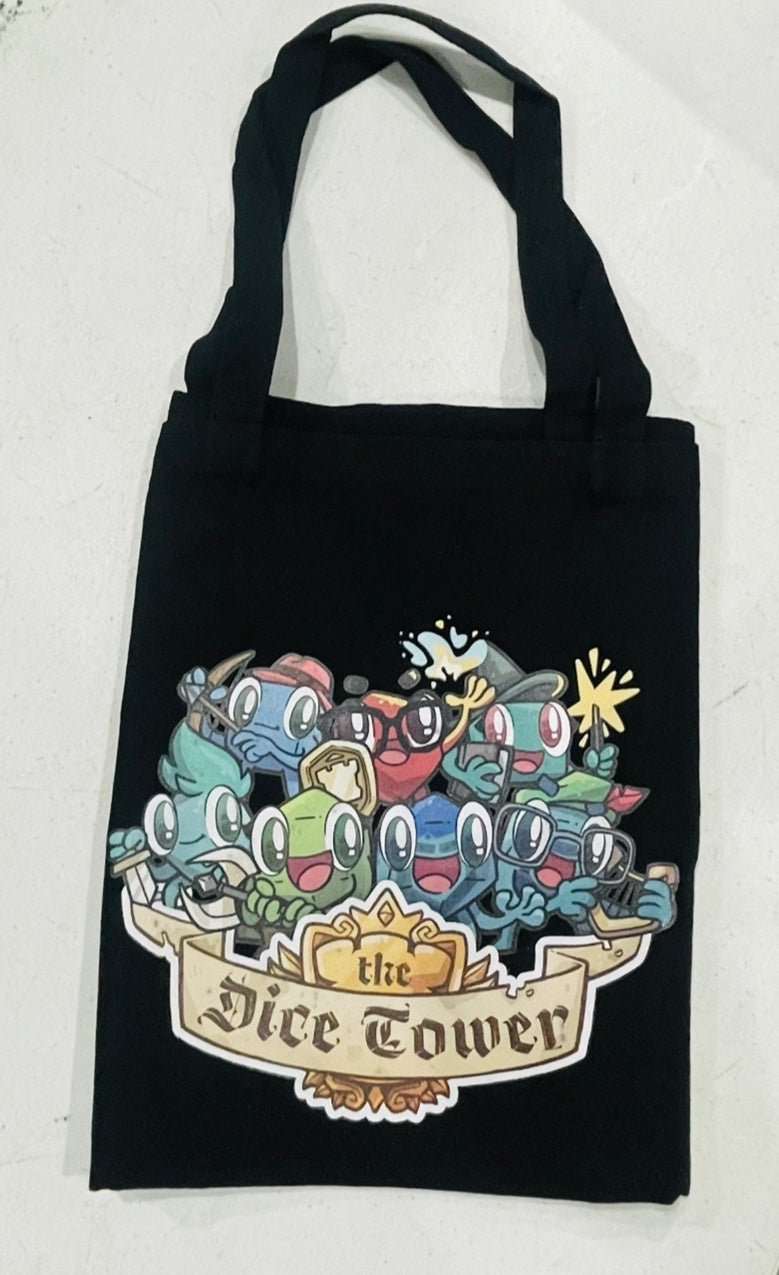 Dice Tower Tote Bag - Gaming Library