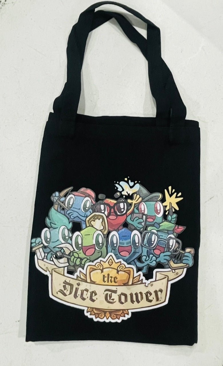 Dice Tower Tote Bag - Gaming Library