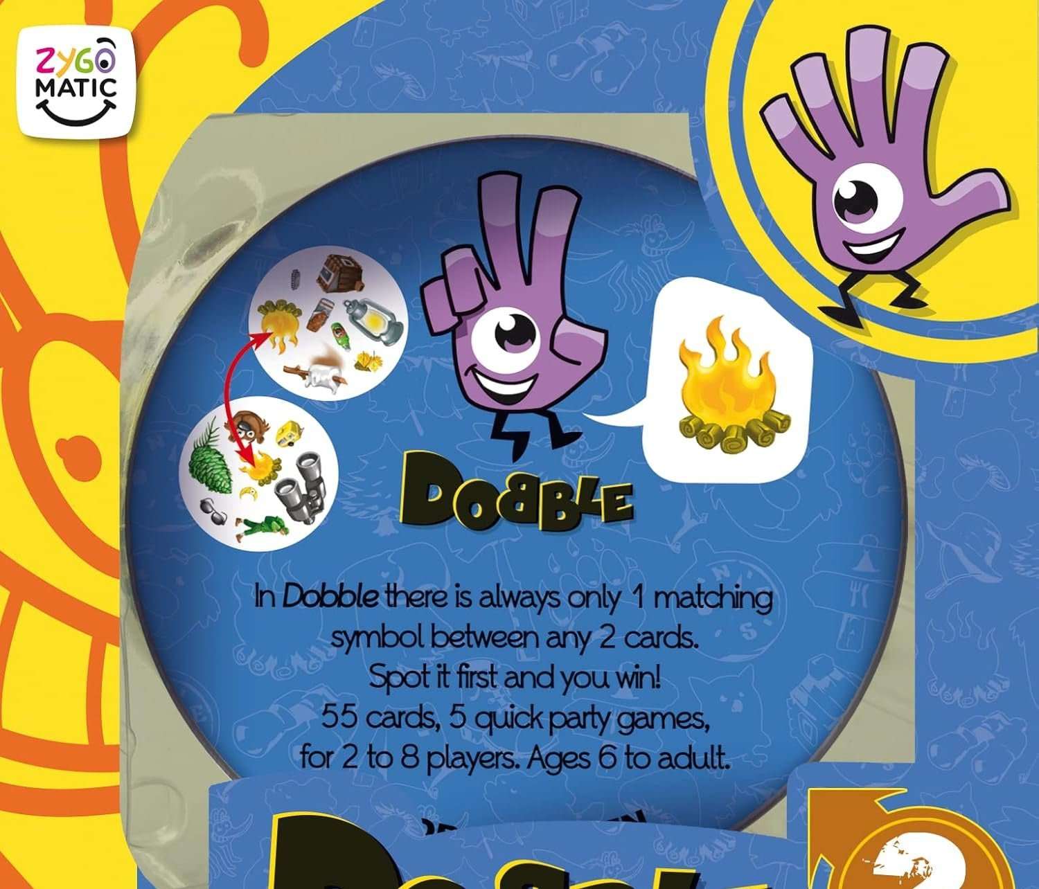 Dobble : Camping Sleeve - Gaming Library