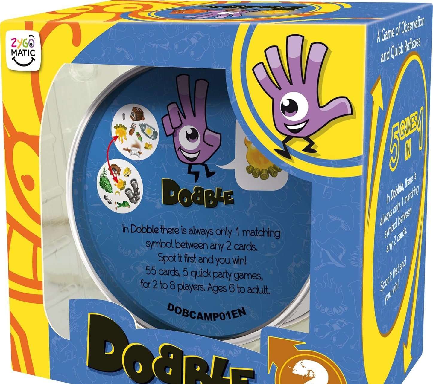Dobble : Camping Sleeve - Gaming Library