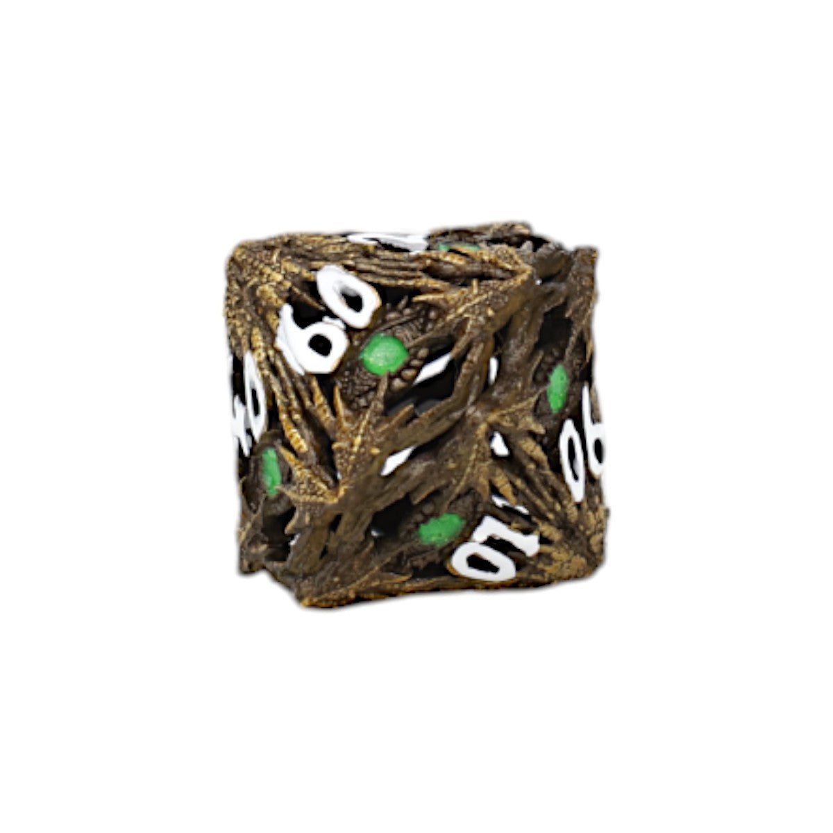 Dragon Eye Dice Set Ancient Bronze/Green - Gaming Library