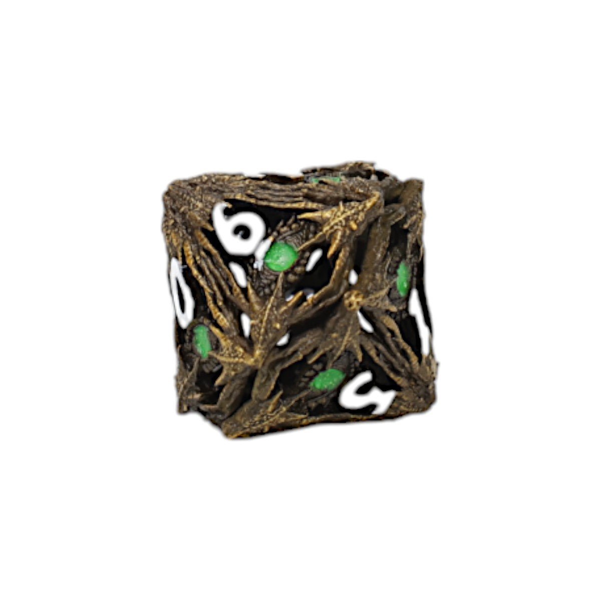 Dragon Eye Dice Set Ancient Bronze/Green - Gaming Library