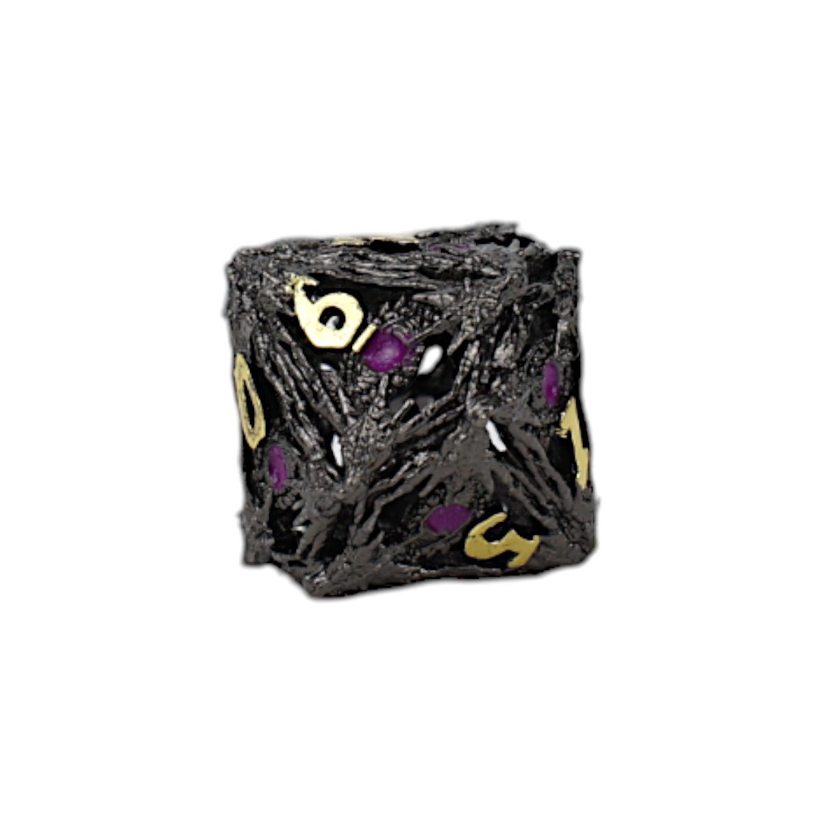Dragon Eye Dice Set Black/Gold - Gaming Library