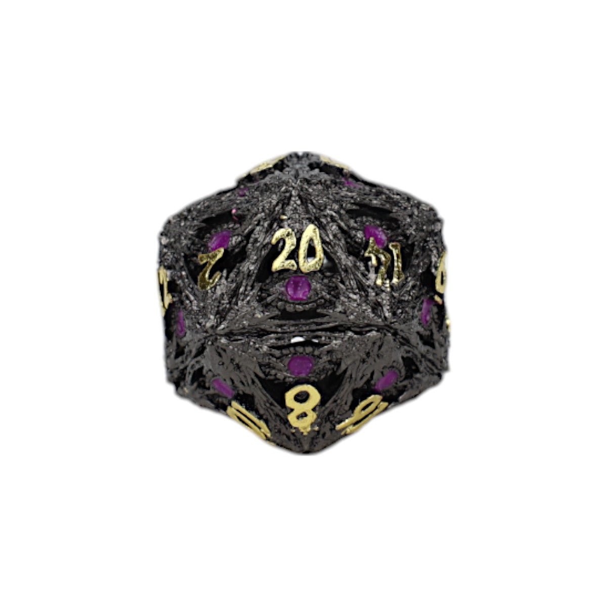 Dragon Eye Dice Set Black/Gold - Gaming Library