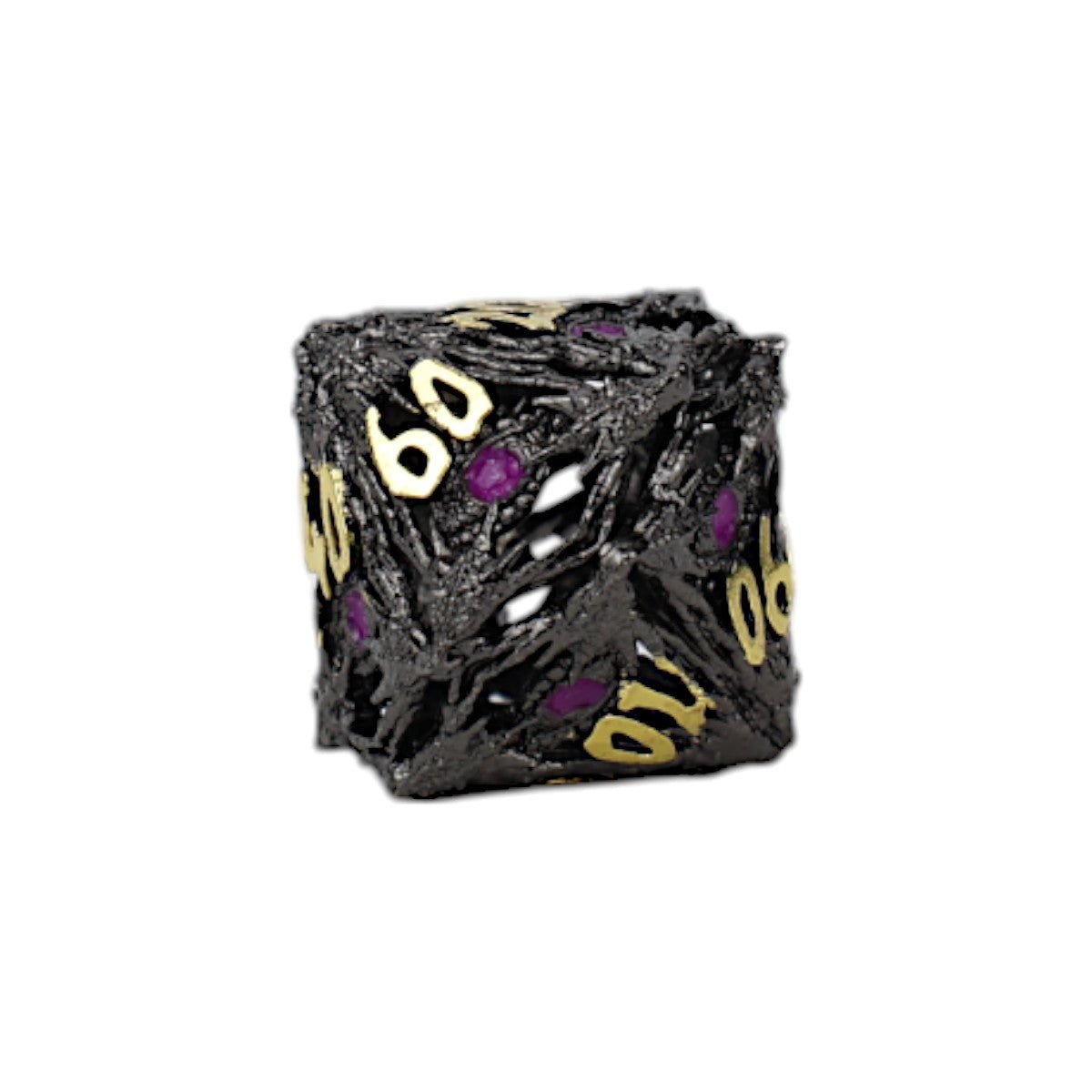 Dragon Eye Dice Set Black/Gold - Gaming Library
