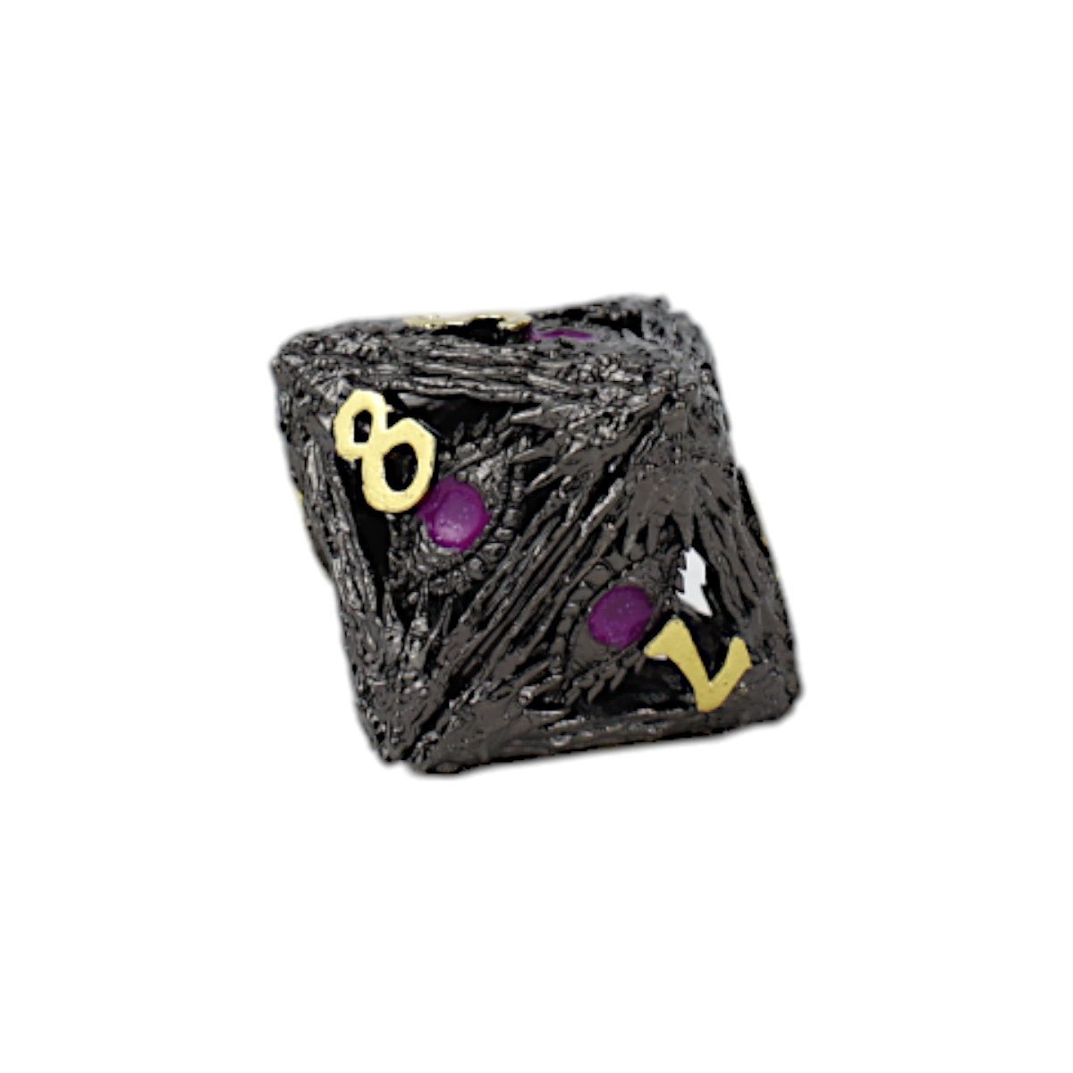 Dragon Eye Dice Set Black/Gold - Gaming Library