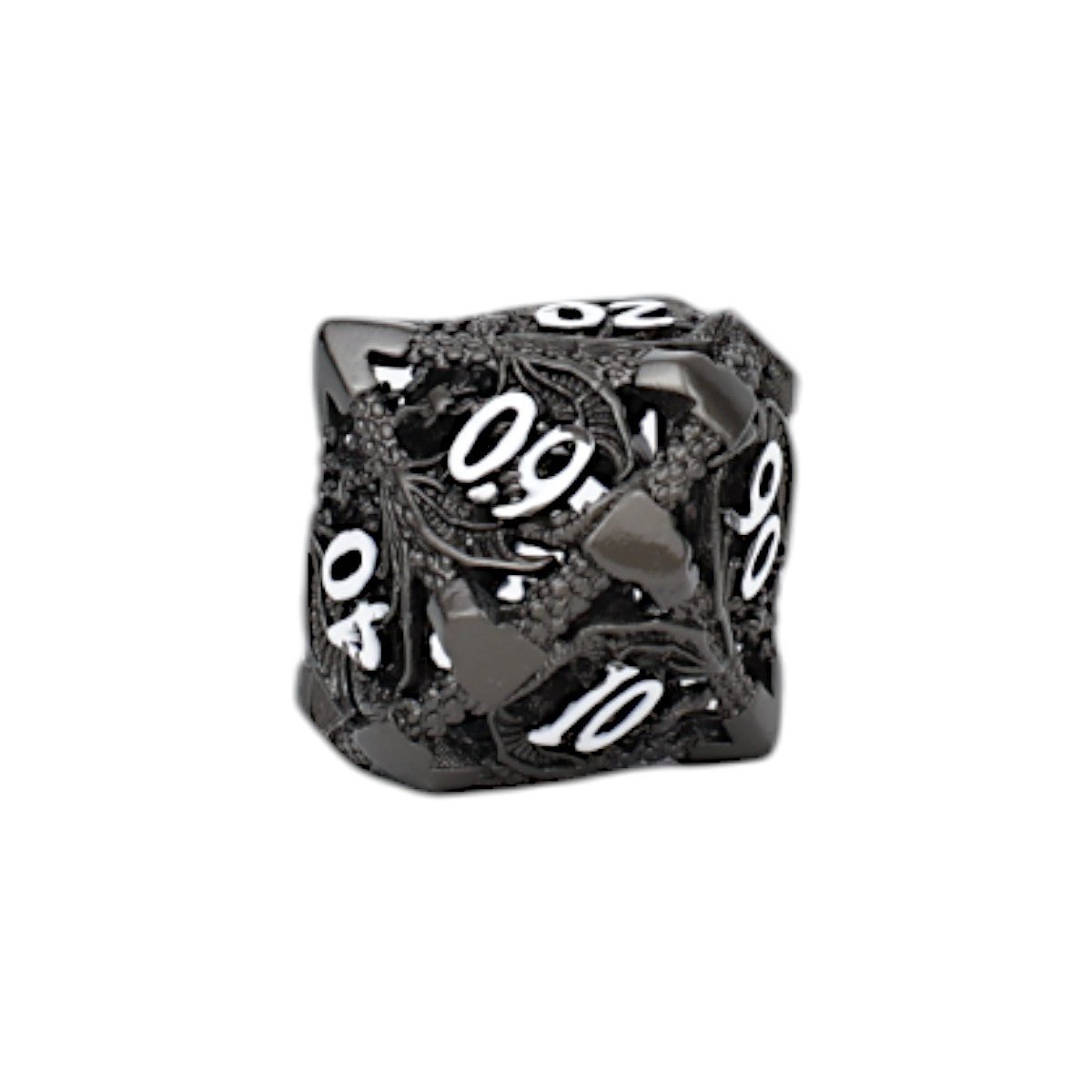Dragon Hollow Dice Set Metal/Black - Gaming Library