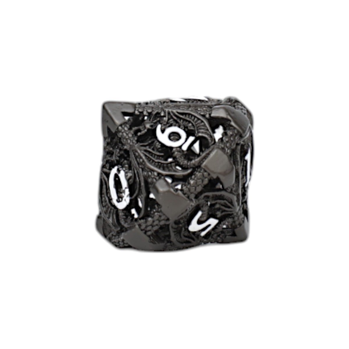 Dragon Hollow Dice Set Metal/Black - Gaming Library