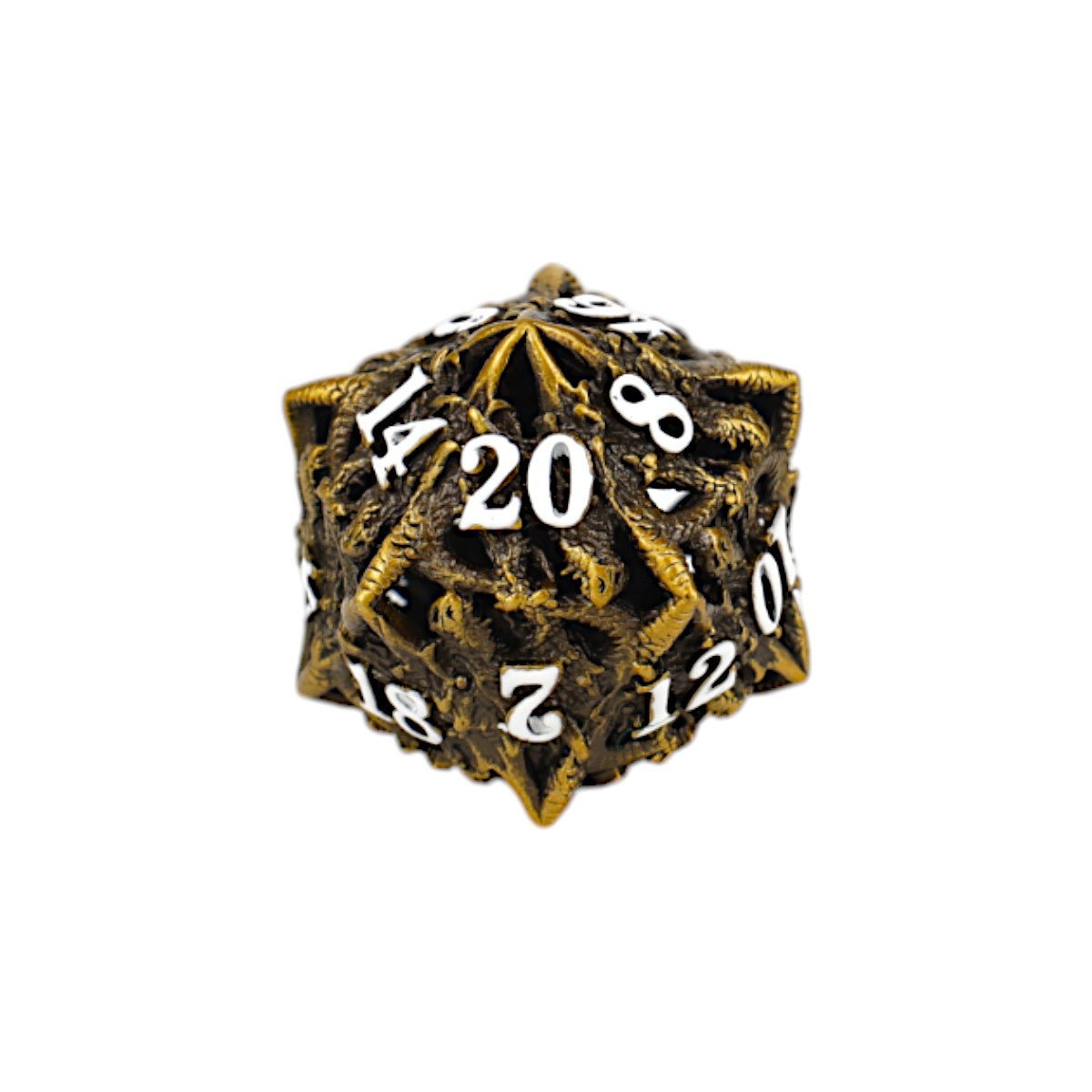 Dragon Rage Dice Set Ancient Bronze - Gaming Library