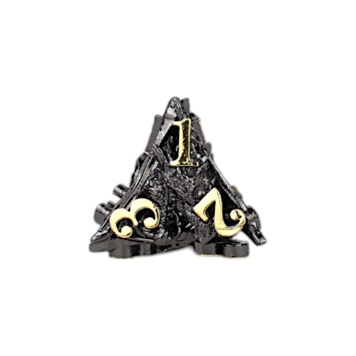 Dragon Rage Dice Set Black/Gold - Gaming Library