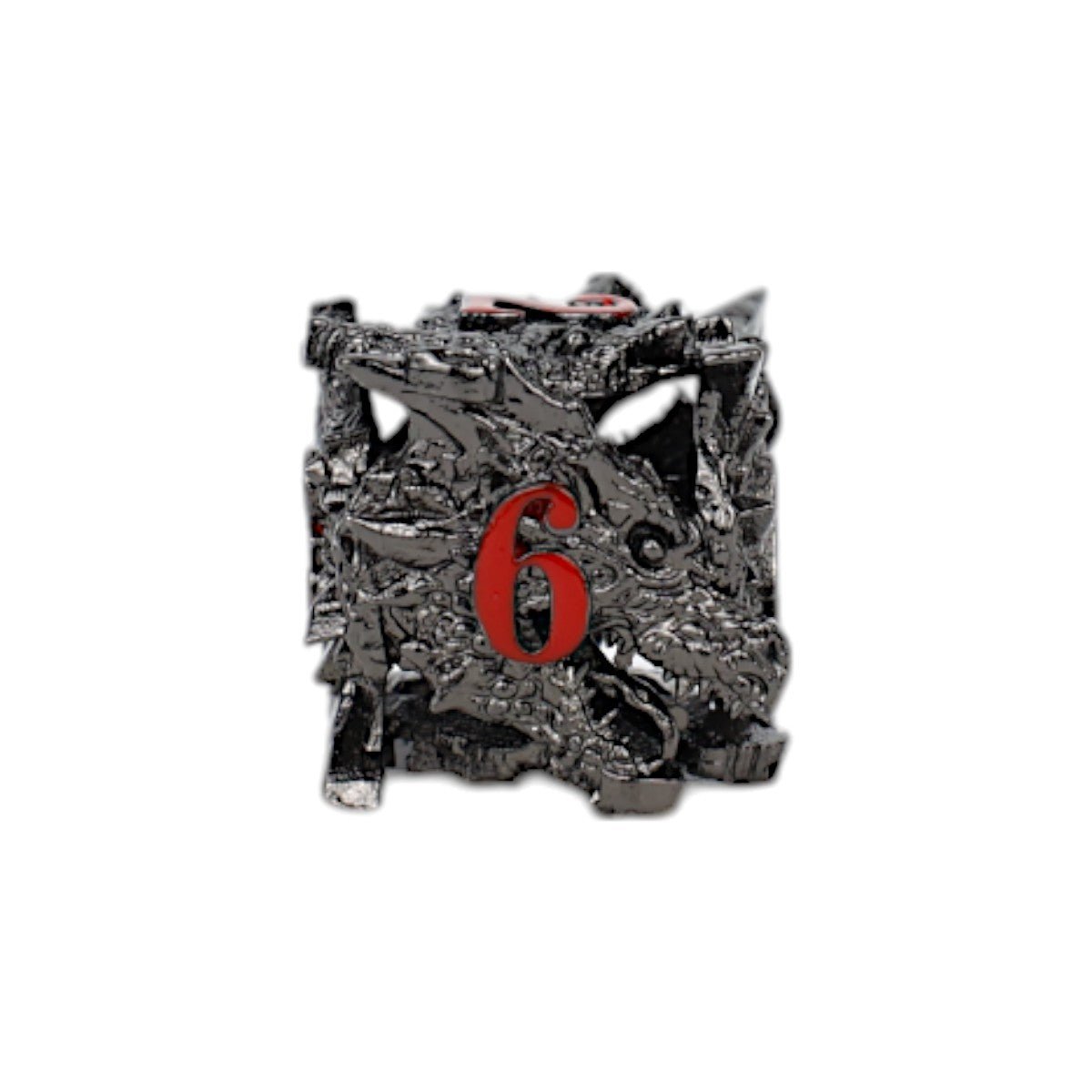 Dragon Rage Dice Set Black/Red - Gaming Library