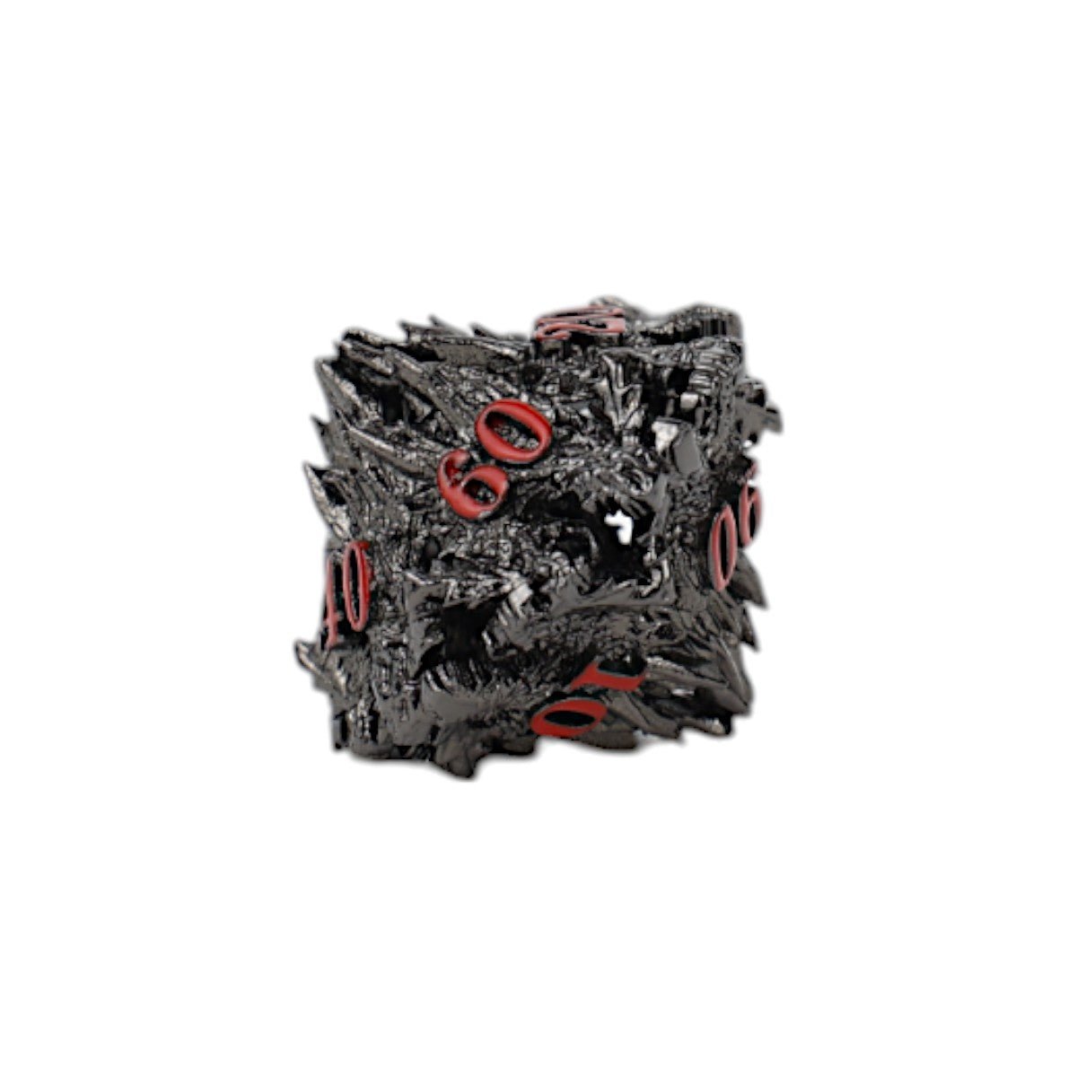 Dragon Rage Dice Set Black/Red - Gaming Library