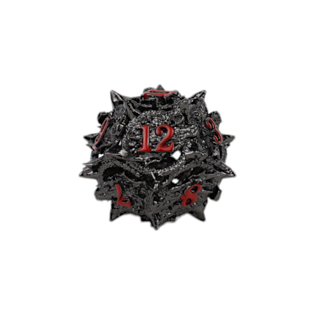 Dragon Rage Dice Set Black/Red - Gaming Library