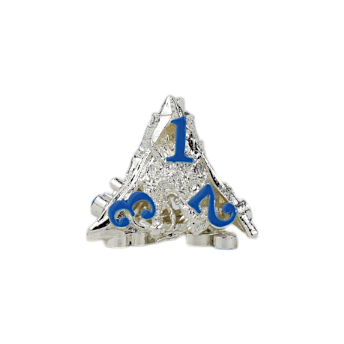Dragon Rage Dice Set Steel/Blue - Gaming Library