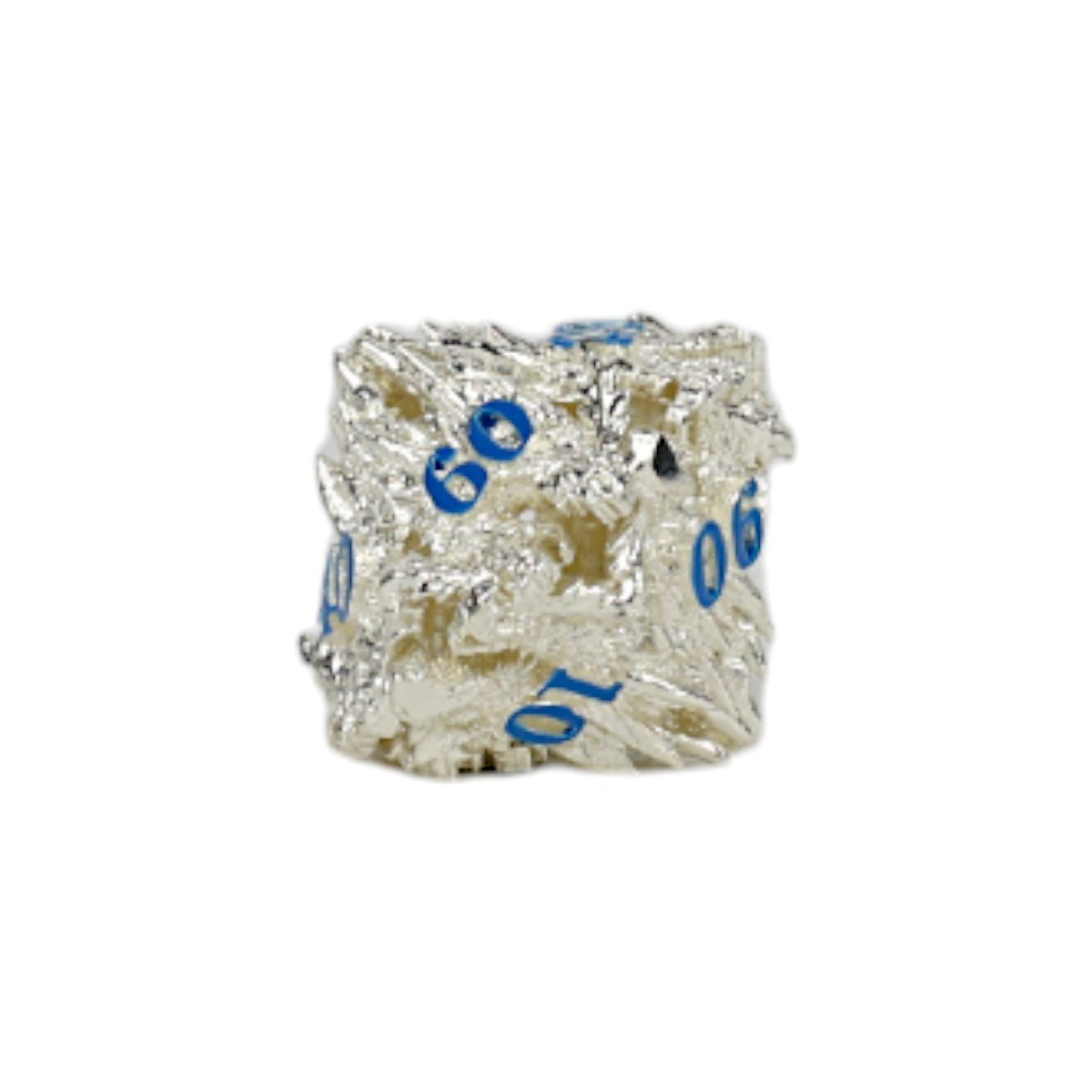 Dragon Rage Dice Set Steel/Blue - Gaming Library