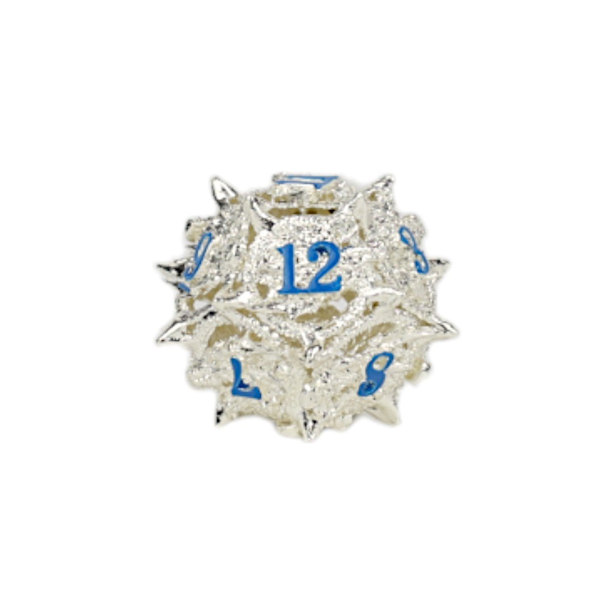 Dragon Rage Dice Set Steel/Blue - Gaming Library