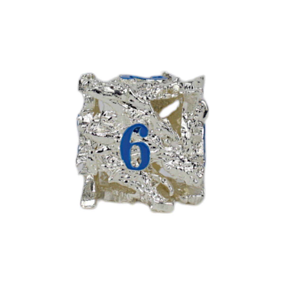 Dragon Rage Dice Set Steel/Blue - Gaming Library